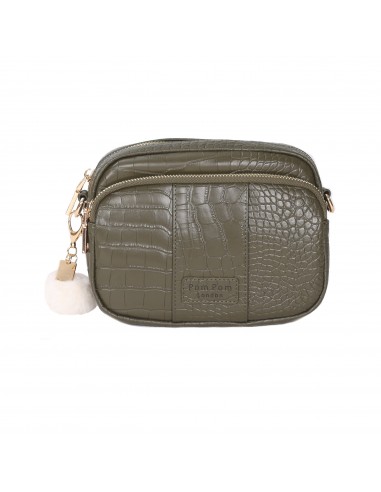 Mayfair Bag Croc Olive Green & Accessories Voir les baskets