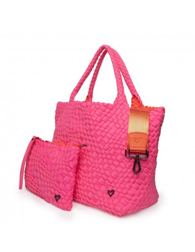 London Large Woven Tote - Pink & Orange suggérées chez