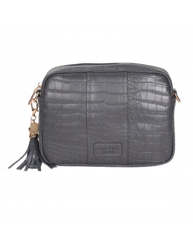 Pom Pom London City Croc Bag Slate Grey Amélioration de cerveau avec