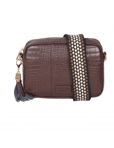 Pom Pom London City Croc Bag Chocolate Toutes les collections ici