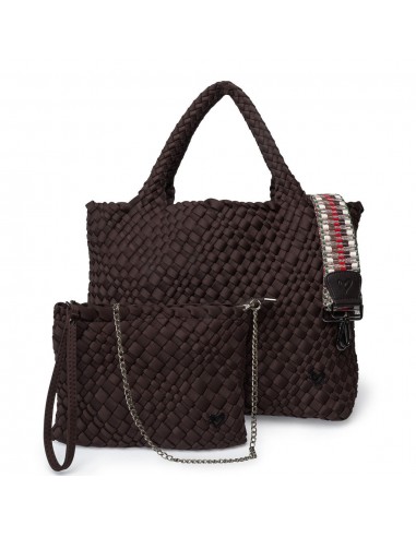 London Large Woven Tote - Espresso prix pour 