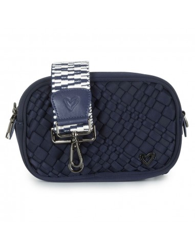 Caledon Woven Crossbody - Navy de technologie