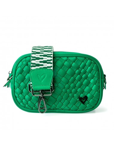 Caledon Woven Crossbody - Kelly Green Livraison rapide