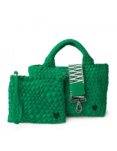 Brandon Small Woven Tote - Kelly Green (Restocks Mid Oct) pas cher 