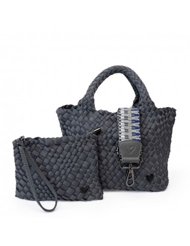 Brandon Small Woven Tote - Charcoal Venez découvrir notre 