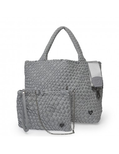 London Large Woven Tote - Slate Voir les baskets