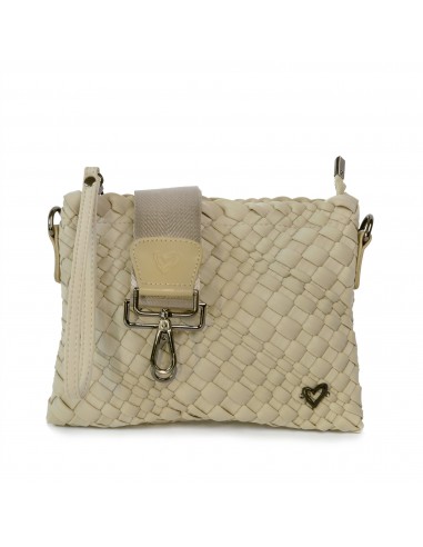 Charlotte Woven Crossbody - Khaki en stock