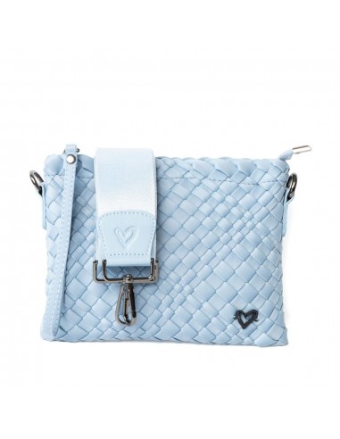 Charlotte Woven Crossbody - Sky Blue pas cher chine