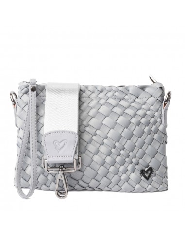 Charlotte Woven Crossbody - Slate en stock