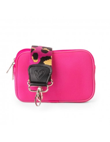 Pink Dual Zipper Belt/Crossbody Bag suggérées chez