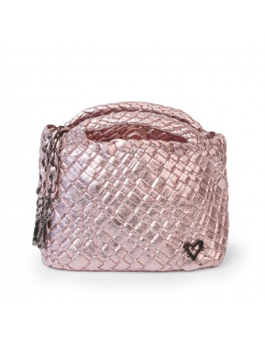 Tiny Mini Woven Tote - Metallic Pink suggérées chez