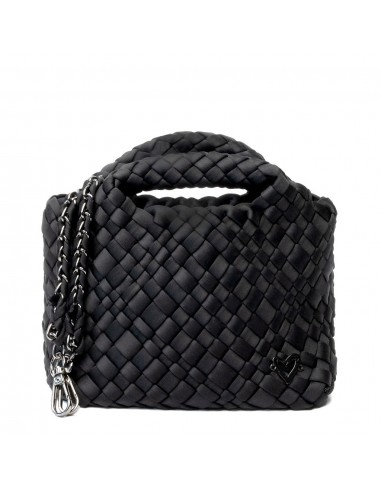 Tiny Mini Woven Tote - Onyx livraison gratuite