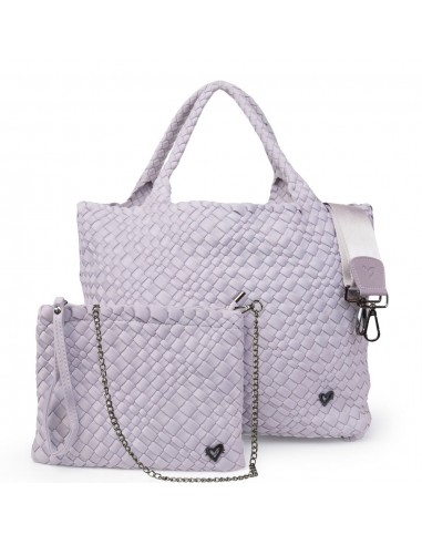 London Large Woven Tote - Lavender 50% de réduction en Octobre 2024