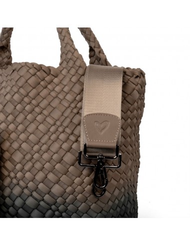 London Large Woven Tote - Ombre Black de l' environnement