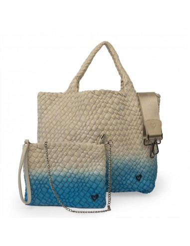 London Large Woven Tote - Ombre Blue Venez découvrir notre 