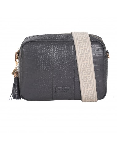 Pom Pom London City Plus Croc Bag Slate Grey pour bénéficier 