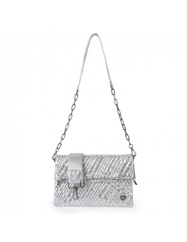 Victoria Hand-woven Convertible Clutch - Silver ouvre sa boutique