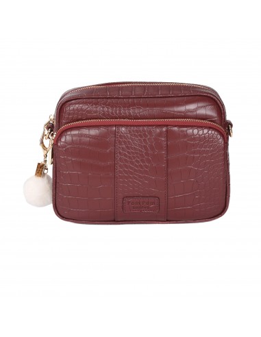 Mayfair Plus Bag Croc Wine & Accessories Comparez plus de prix