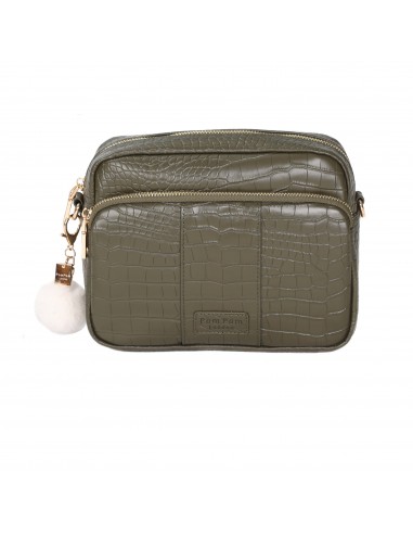 Mayfair Plus Bag Croc Olive Green & Accessories en linge