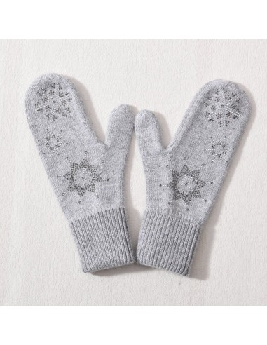 Olivia Snowflake Crystal Mitten de l' environnement