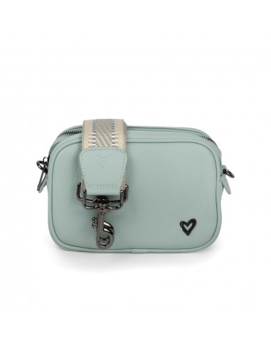 NEW: Durham Vegan Leather Crossbody - Pale Blue le des métaux précieux