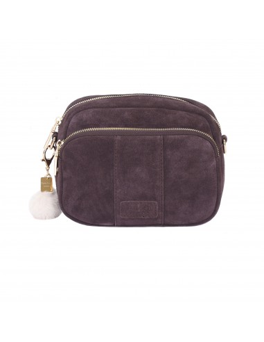 Mayfair Suede Bag Chocolate Plum ou a consommer sur place