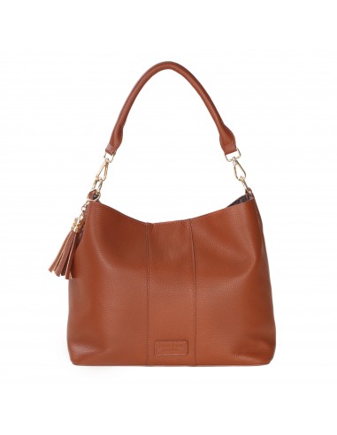 Lambeth Plus Bag Chestnut Pebble Grain Les êtres humains sont 