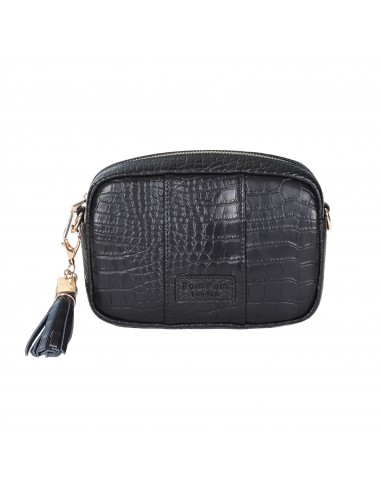 Pom Pom London City MINI Bag Black Croc de France