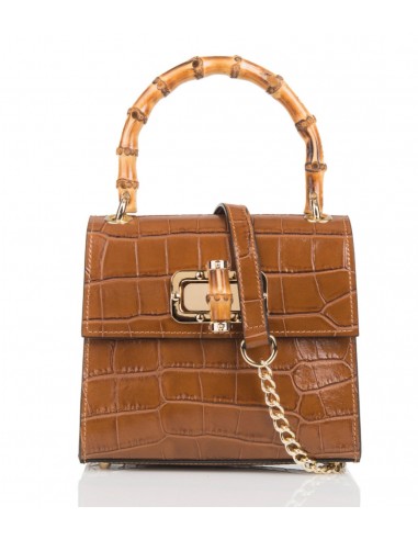 Venezia Bag Cognac Leather Bamboo Toutes les collections ici