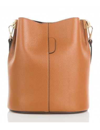 Katie Cognac Leather Hand Bag Toutes les collections ici