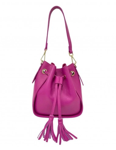 Lily Fuchsia Leather Hand Bag offre 