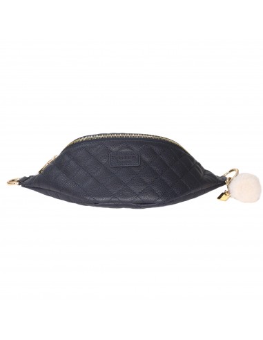 Quilted Bum Bag Navy & Accessories pas chere